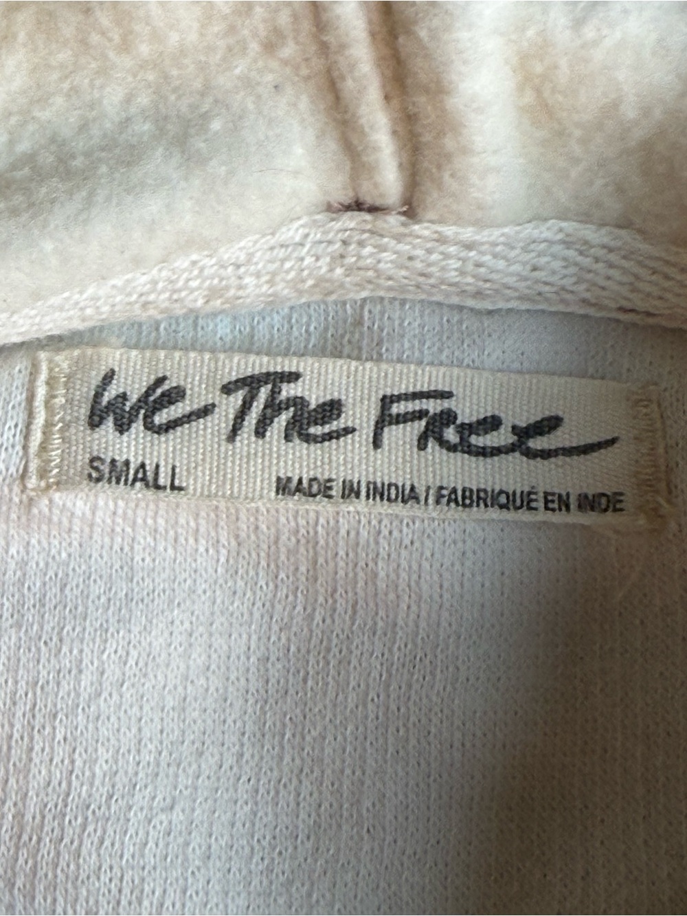Free People We The Free It’s A Vibe Oversized Embroidered Hoodie Distressed S - Picture 4 of 11